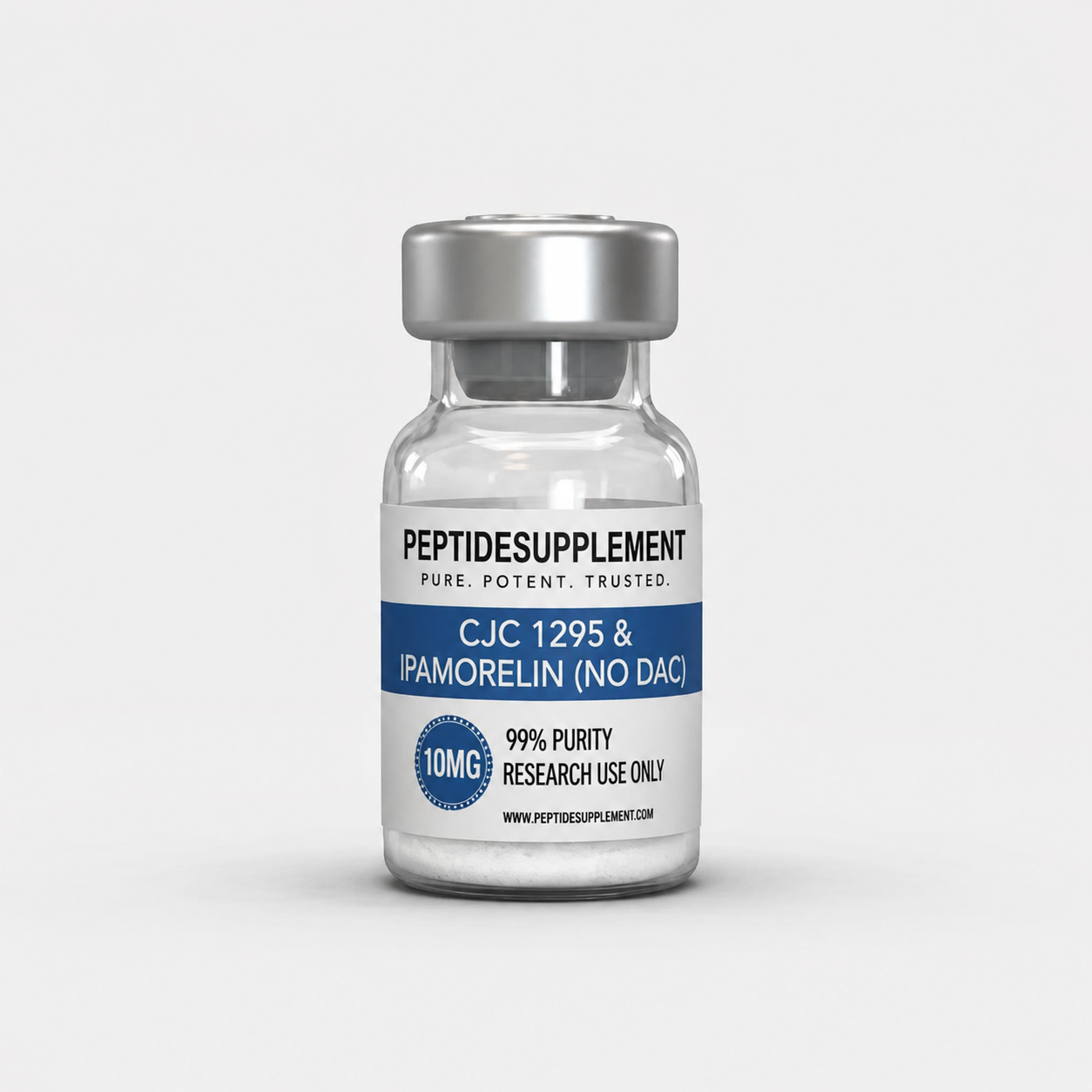 CJC-1295 & Ipamorelin Stack (5mg/5mg) No DAC – Growth Hormone Support Peptide Blend